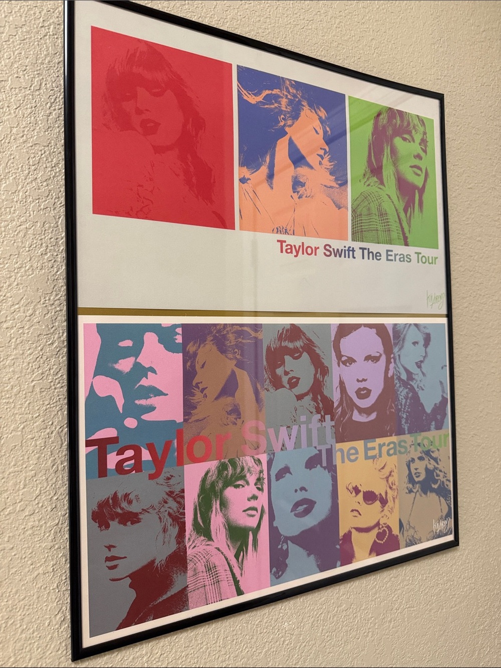 Framed Taylor Swift Eras Tour Poster